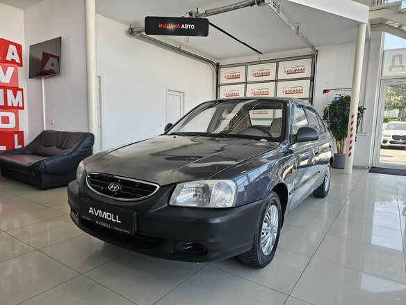 2006 Hyundai Accent ТагАЗ II, серый, 285000 рублей - вид 1