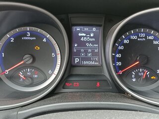 2014 Hyundai Santa Fe III, чёрный, 1950000 рублей, вид 3