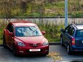 2005 Mazda 3 I (BK), красный, 390000 рублей