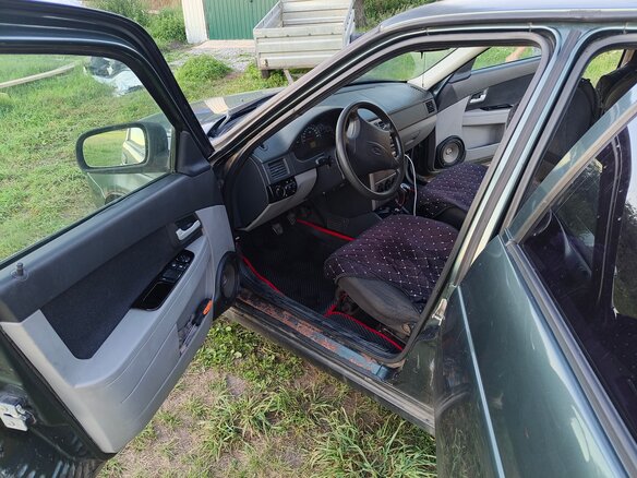 2010 Lada (ВАЗ) Priora I, серый, 130000 рублей - вид 5