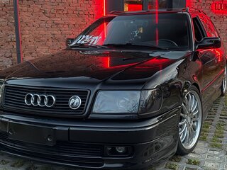 1992 Audi 100 IV (C4), синий, 500000 рублей, вид 2