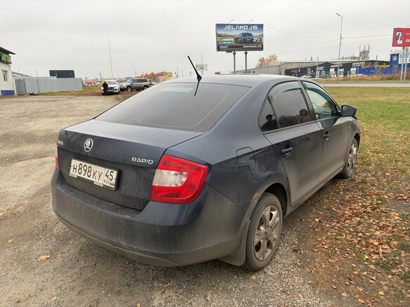 2014 Skoda Rapid I, синий, 830000 рублей - вид 1