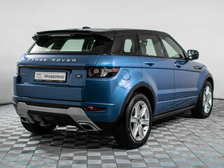 2012 Land Rover Range Rover Evoque 6-speed I, голубой, 2747000 рублей, вид 5
