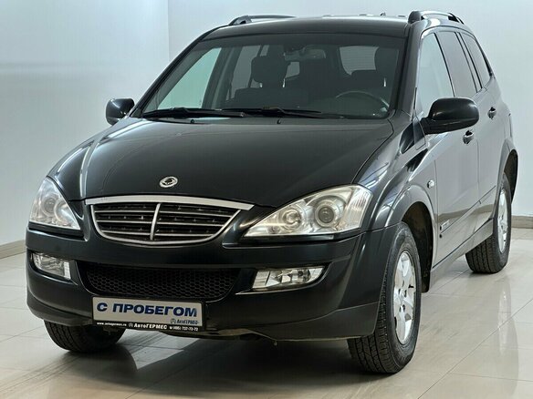 2010 SsangYong Kyron I Рестайлинг, чёрный, 680000 рублей