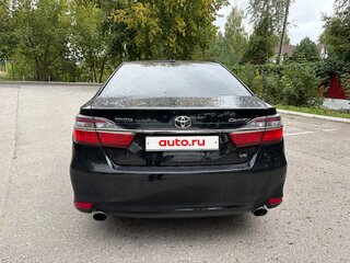 2016 Toyota Camry VII (XV50) Рестайлинг, чёрный, 2100000 рублей, вид 2