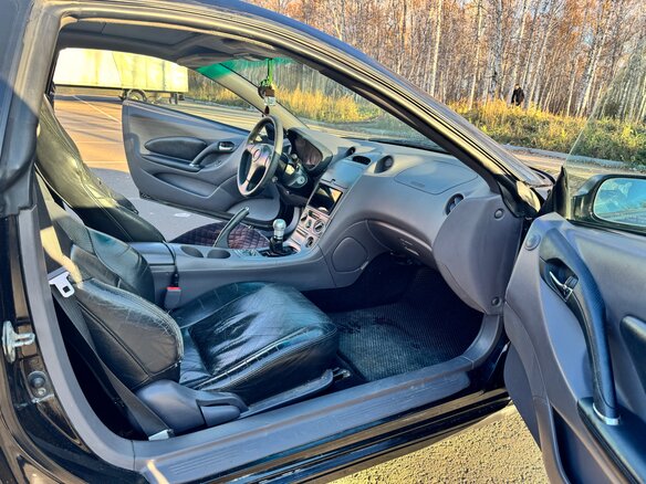2001 Toyota Celica VII (T230), чёрный, 750000 рублей - вид 11