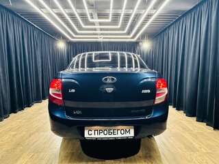 2013 Lada (ВАЗ) Granta I, синий, 449999 рублей, вид 5