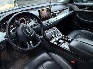 2013 Audi A8 Long III (D4) Рестайлинг, чёрный, 1800000 рублей, вид 4
