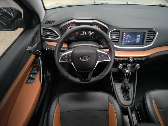 2025 Lada (ВАЗ) Vesta SW I Рестайлинг (NG), чёрный, 1690000 рублей - вид 11