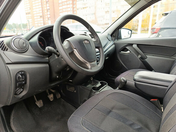 2019 Lada (ВАЗ) Granta I Рестайлинг, серый, 465000 рублей - вид 15