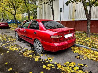 2003 Nissan Almera II (N16) Рестайлинг, красный, 155000 рублей, вид 4