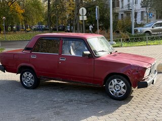 2007 Lada (ВАЗ) 2107, пурпурный, 99000 рублей, вид 3