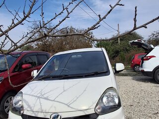 2014 Daihatsu Mira e:S I Рестайлинг, белый, 575000 рублей, вид 1