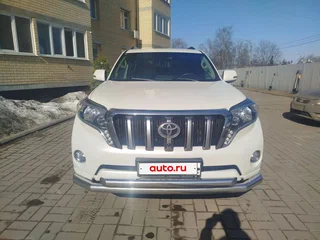 2017 Toyota Land Cruiser Prado 150 Series Рестайлинг 1, белый, 4500000 рублей, вид 1