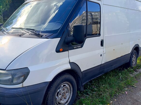 2001 Ford Transit, белый, 330000 рублей