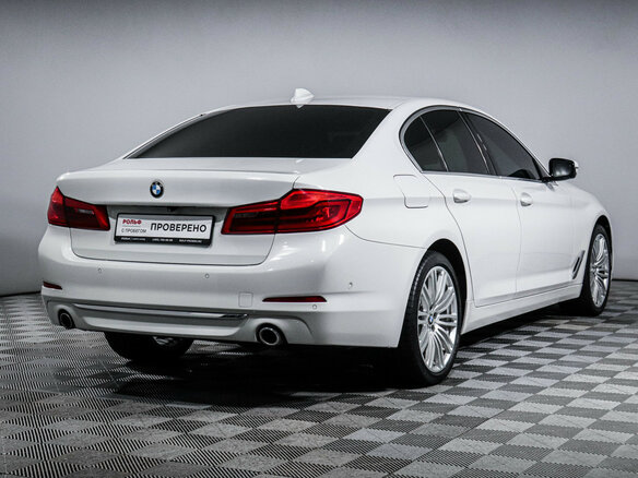2020 BMW 5 серии 520d xDrive VII (G30/G31/G38), белый - вид 4