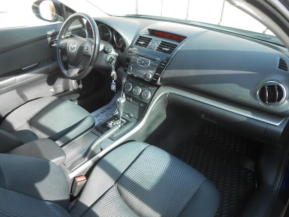 2011 Mazda 6 II (GH) Рестайлинг, синий, 1100000 рублей - вид 12