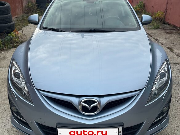 2011 Mazda 6 II (GH) Рестайлинг, голубой, 1600000 рублей