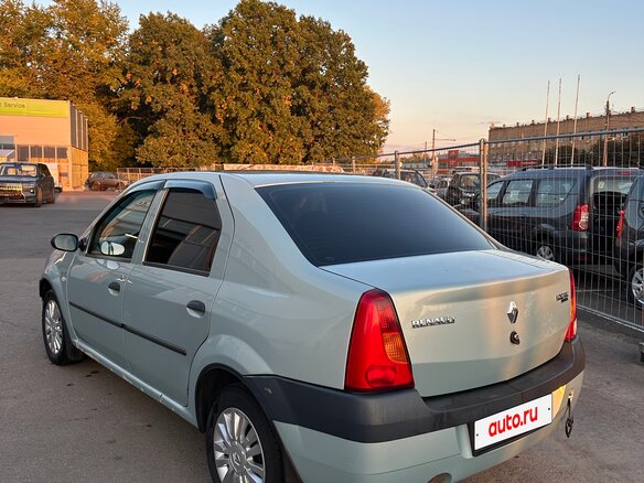 2008 Renault Logan I, зелёный, 360000 рублей - вид 7
