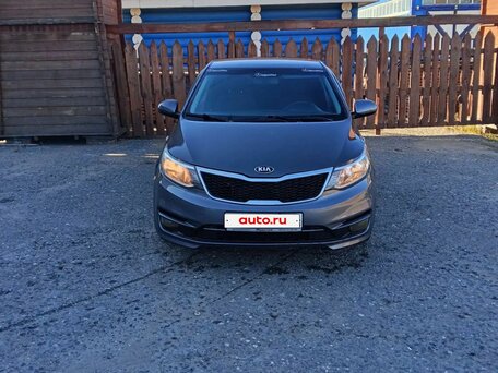 2016 Kia Rio III Рестайлинг, серый, 470000 рублей, вид 1