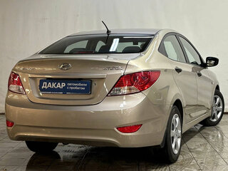 2011 Hyundai Solaris I, бежевый, 730000 рублей, вид 4