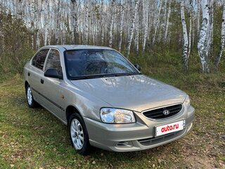 2007 Hyundai Accent ТагАЗ II, бежевый, 365000 рублей, вид 2
