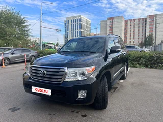 2012 Toyota Land Cruiser 200 Series Рестайлинг 1, чёрный, 4295000 рублей, вид 4