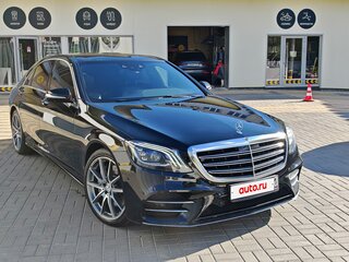 2019 Mercedes-Benz S-Класс 450 Long VI (W222, C217) Рестайлинг, чёрный, 6000000 рублей, вид 4