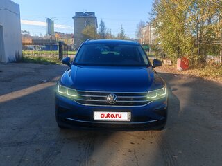 2021 Volkswagen Tiguan II Рестайлинг, синий, 3330000 рублей, вид 5