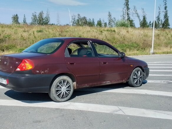 2007 Kia Spectra I Рестайлинг 2, красный, 135000 рублей - вид 12