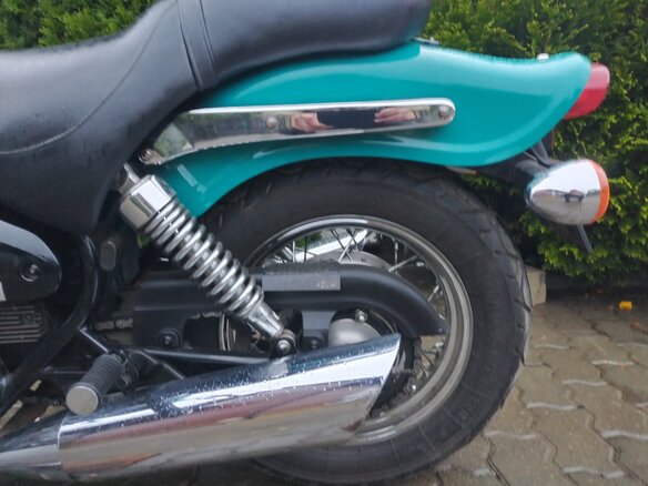 1999 Kawasaki EN500 Vulcan, зелёный, 299000 рублей - вид 16