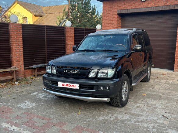 2003 Lexus LX 470 II Рестайлинг, чёрный - вид 3