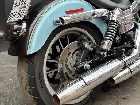 2007 Harley-Davidson Dyna Low Rider, синий, 800000 рублей, вид 3