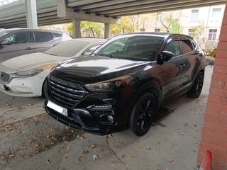 2017 Hyundai Tucson III, чёрный, 1295087 рублей, вид 2