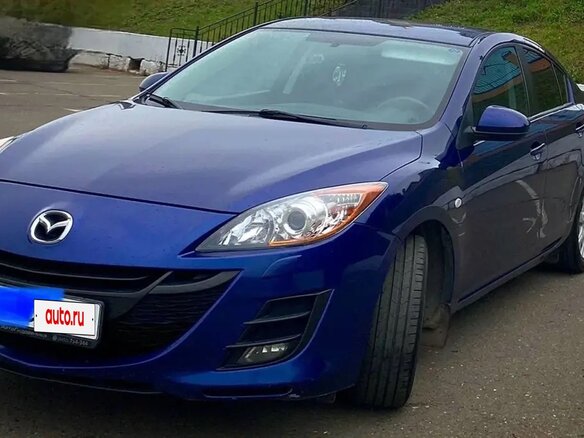 2011 Mazda 3 II (BL), синий, 900000 рублей - вид 3