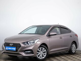 2019 Hyundai Solaris II, коричневый, 1219000 рублей, вид 3