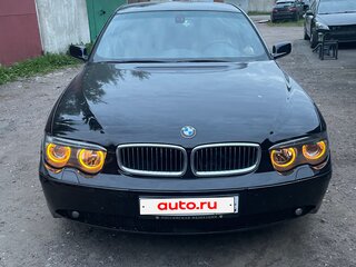2002 BMW 7 серии 745i IV (E65/E66), чёрный, 590000 рублей, вид 2