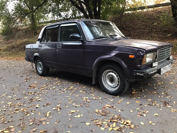 2002 Lada (ВАЗ) 2107, фиолетовый, 80000 рублей - вид 2