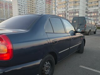 2009 Hyundai Accent ТагАЗ II, синий, 410000 рублей, вид 4