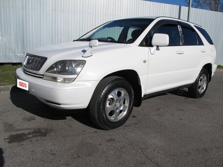 2002 Toyota Harrier I (XU10) Рестайлинг, белый, 820000 рублей, вид 5