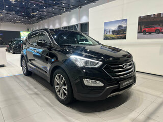 2013 Hyundai Santa Fe III, чёрный, 1740000 рублей, вид 3