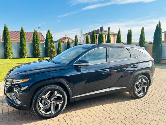 2021 Hyundai Tucson IV, синий, 3050000 рублей - вид 4