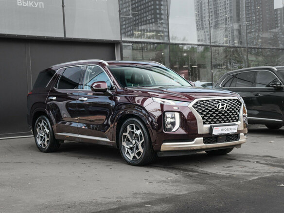 2021 Hyundai Palisade I, красный, 4380000 рублей - вид 2