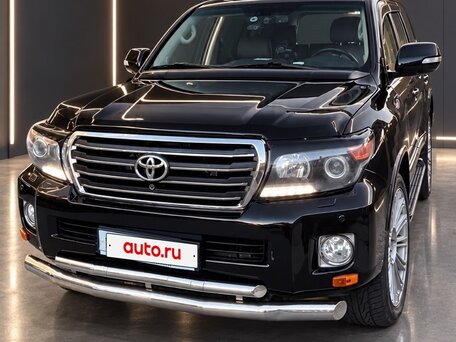 2014 Toyota Land Cruiser 200 Series Рестайлинг 1, чёрный, 4290000 рублей, вид 1