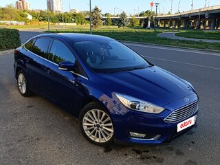 2016 Ford Focus III Рестайлинг, синий, 1100000 рублей, вид 2
