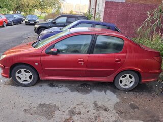 2008 Peugeot 206, красный, 200000 рублей, вид 4