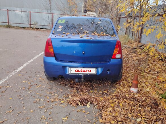 2008 Renault Logan I, синий, 300000 рублей - вид 1