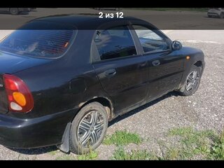2006 Chevrolet Lanos I, чёрный, 110000 рублей, вид 4