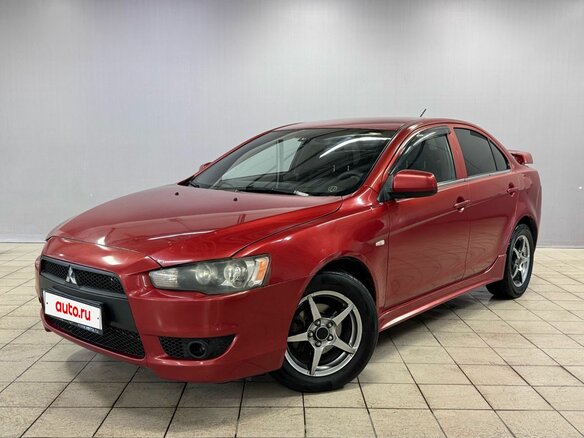 2007 Mitsubishi Lancer X, красный, 550000 рублей