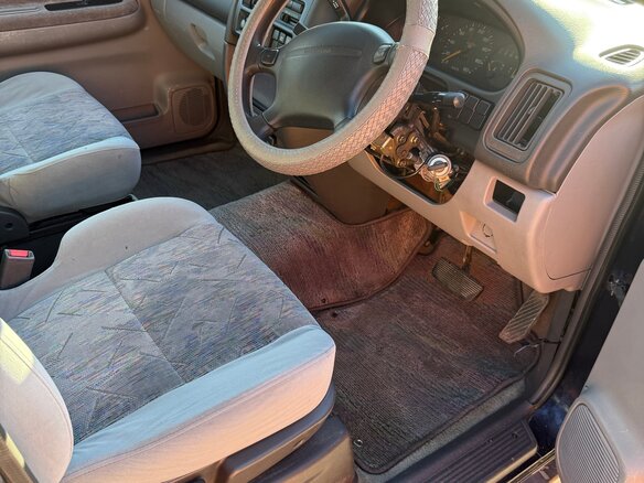 1996 Mazda MPV I (LV), синий, 350000 рублей - вид 9